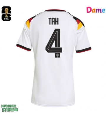 Tyskland Jonathan Tah #4 Replika Hjemmebanetrøje Dame VM 2026 Kortærmet